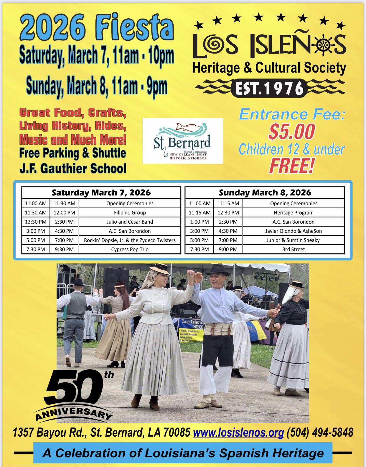 Los Isleños Fiesta crowd